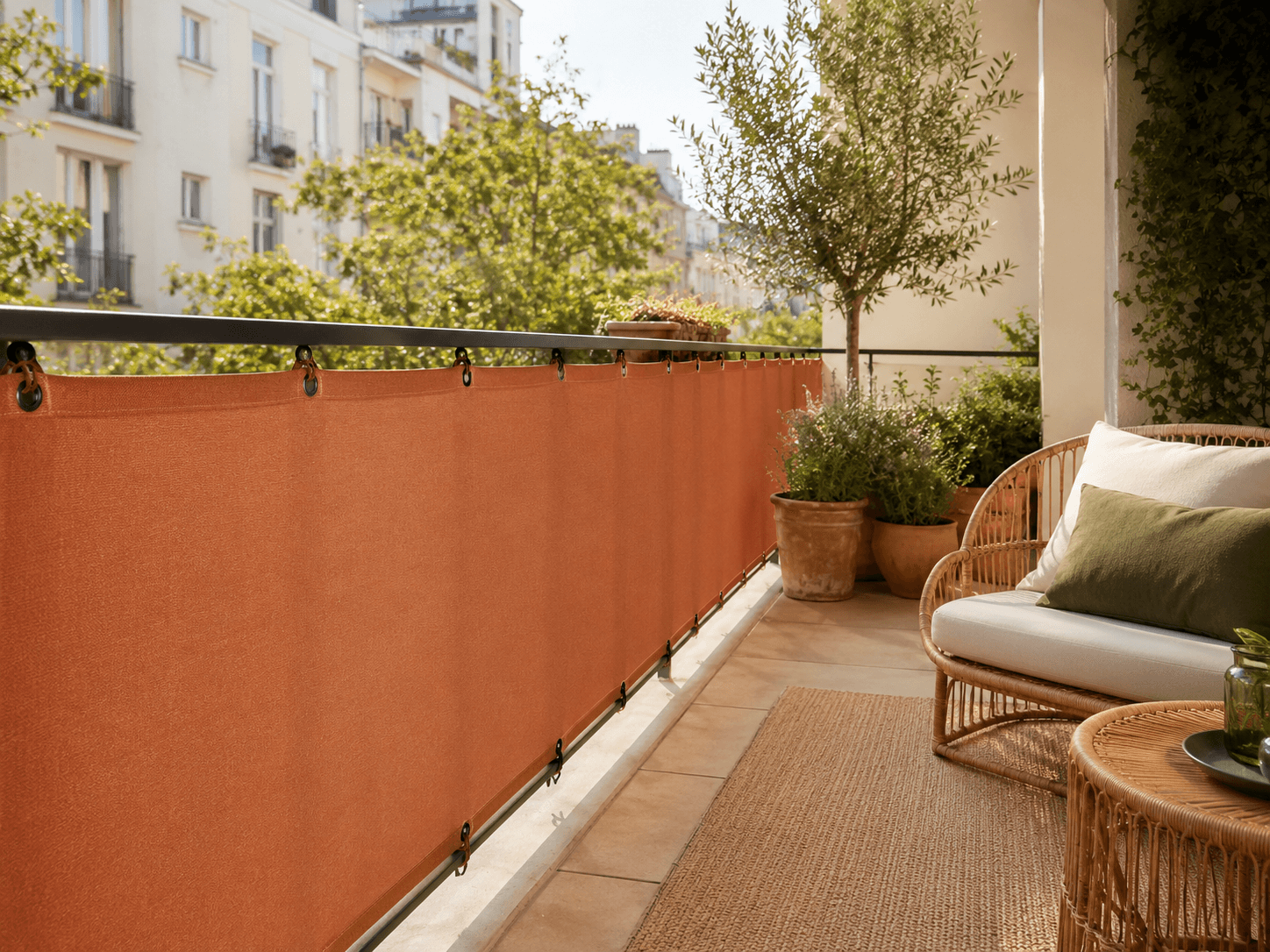 Balcony Rail Privacy Screen 5m